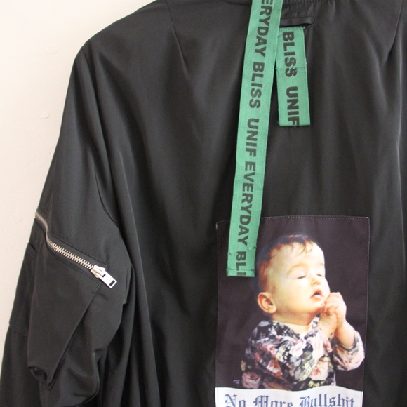 Please no more bullshit- bomber jacket - Picture 3 of 4